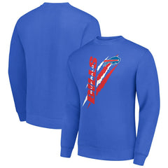 Buffalo Bills Starter Color Scratch Team Graphic Fleece Pullover Sweatshirt - Royal - NFL