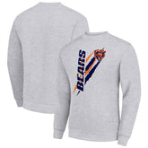 Chicago Bears Starter Color Scratch Team Graphic Fleece Pullover Sweatshirt - Heather Gray - NFL