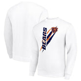 Chicago Bears Starter Color Scratch Team Graphic Fleece Pullover Sweatshirt - White - NFL