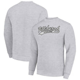Pittsburgh Steelers Starter Tailsweep Team Graphic Tri-Blend Fleece Pullover Sweatshirt - Heather Gray - NFL