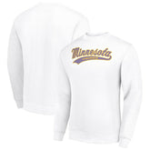 Minnesota Vikings Starter Tailsweep Team Graphic Tri-Blend Fleece Pullover Sweatshirt - White - NFL