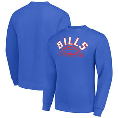 Buffalo Bills Starter Half Ball Team Graphic Tri-Blend Fleece Pullover Sweatshirt - Royal - NFL