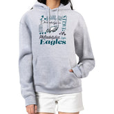 Philadelphia Eagles G-III 4Her by Carl Banks Women's Collage Graphic Fleece Pullover Hoodie - Heather Gray - NFL