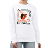 Baltimore Orioles G-III 4Her by Carl Banks Women's Collage Team Graphic Fleece Pullover Hoodie Outlet