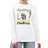 San Diego Padres G-III 4Her by Carl Banks Women's Collage Team Graphic Fleece Pullover Hoodie Discount