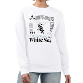 Chicago White Sox G-III 4Her by Carl Banks Women's Collage Team Graphic Fleece Pullover Hoodie for sale