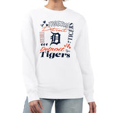 Detroit Tigers G-III 4Her by Carl Banks Women's Collage Team Graphic Fleece Pullover Hoodie Near Me