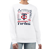 Minnesota Twins G-III 4Her by Carl Banks Women's Collage Team Graphic Fleece Pullover Hoodie Discount