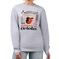 Baltimore Orioles G-III 4Her by Carl Banks Women's Collage Team Graphic Fleece Pullover Hoodie for sale