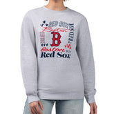 Boston Red Sox G-III 4Her by Carl Banks Women's Collage Team Graphic Fleece Pullover Hoodie Online