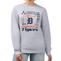 Detroit Tigers G-III 4Her by Carl Banks Women's Collage Team Graphic Fleece Pullover Hoodie Online