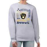 Milwaukee Brewers G-III 4Her by Carl Banks Women's Collage Team Graphic Fleece Pullover Hoodie Near Me