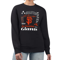 San Francisco Giants G-III 4Her by Carl Banks Women's Collage Team Graphic Fleece Pullover Hoodie for sale