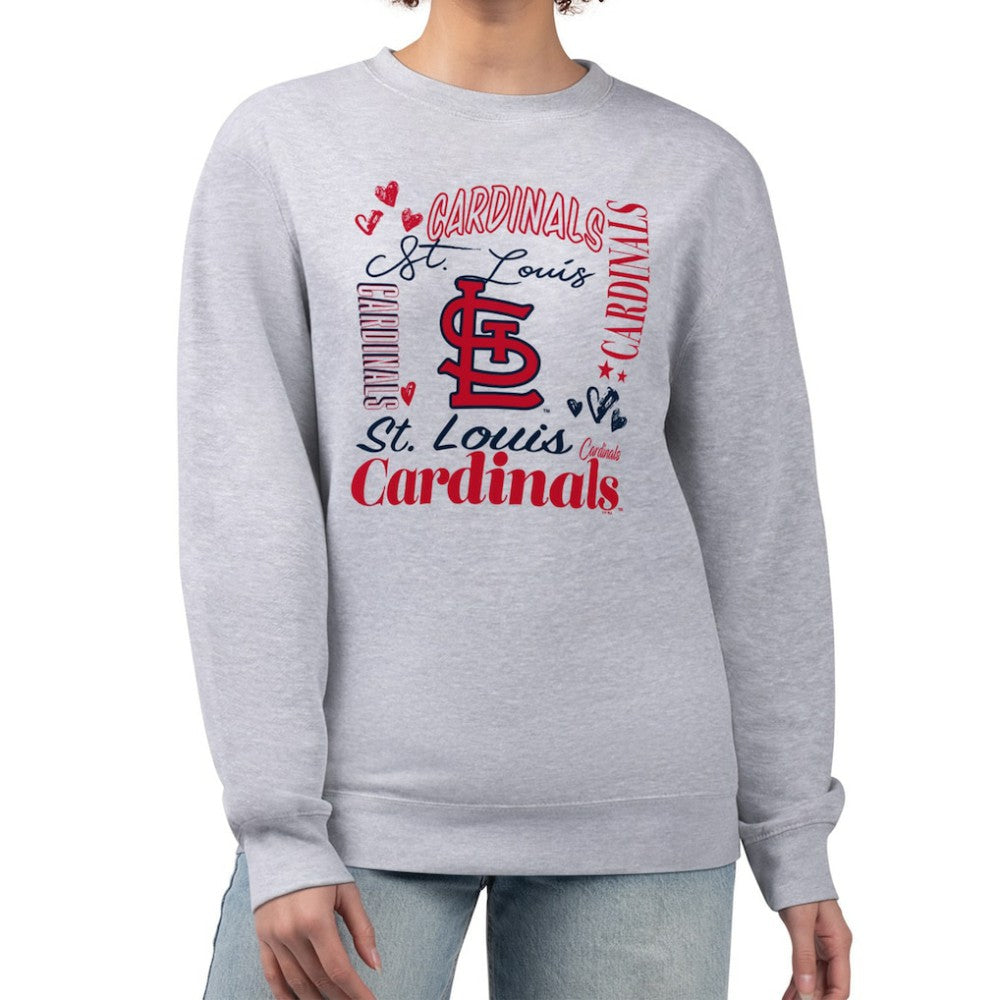 St. Louis Cardinals G-III 4Her by Carl Banks Women's Collage Team Graphic Fleece Pullover Hoodie Online