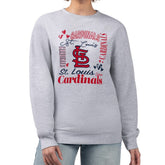 St. Louis Cardinals G-III 4Her by Carl Banks Women's Collage Team Graphic Fleece Pullover Hoodie Online