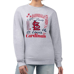 St. Louis Cardinals G-III 4Her by Carl Banks Women's Collage Team Graphic Fleece Pullover Hoodie Online