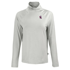 California Angels Cutter & Buck Women's Cooperstown Collection Coastline Epic Comfort Eco Recycled Funnel Neck Raglan Pullover Top Outlet