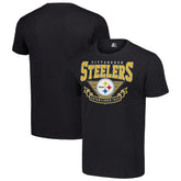 Pittsburgh Steelers Starter 80s Inspired Team Logo T-Shirt - Black - NFL