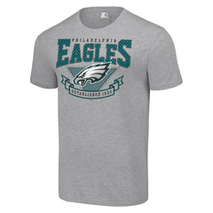 Philadelphia Eagles Starter 80s Inspired Team Logo T-Shirt - Heather Gray - NFL