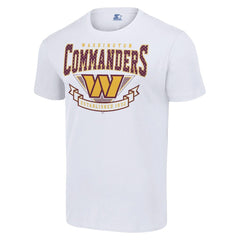 Washington Commanders Starter 80s Inspired Team Logo T-Shirt - White - NFL