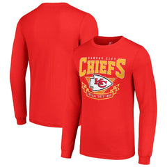 Kansas City Chiefs Starter '80s Inspired Team Logo Long Sleeve T-Shirt - Red - NFL