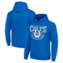 Indianapolis Colts Starter ‘80s Inspired Pullover Hoodie - Royal - NFL