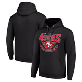 San Francisco 49ers Starter ‘80s Inspired Pullover Hoodie - Black - NFL