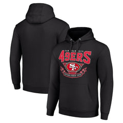 San Francisco 49ers Starter ‘80s Inspired Pullover Hoodie - Black - NFL