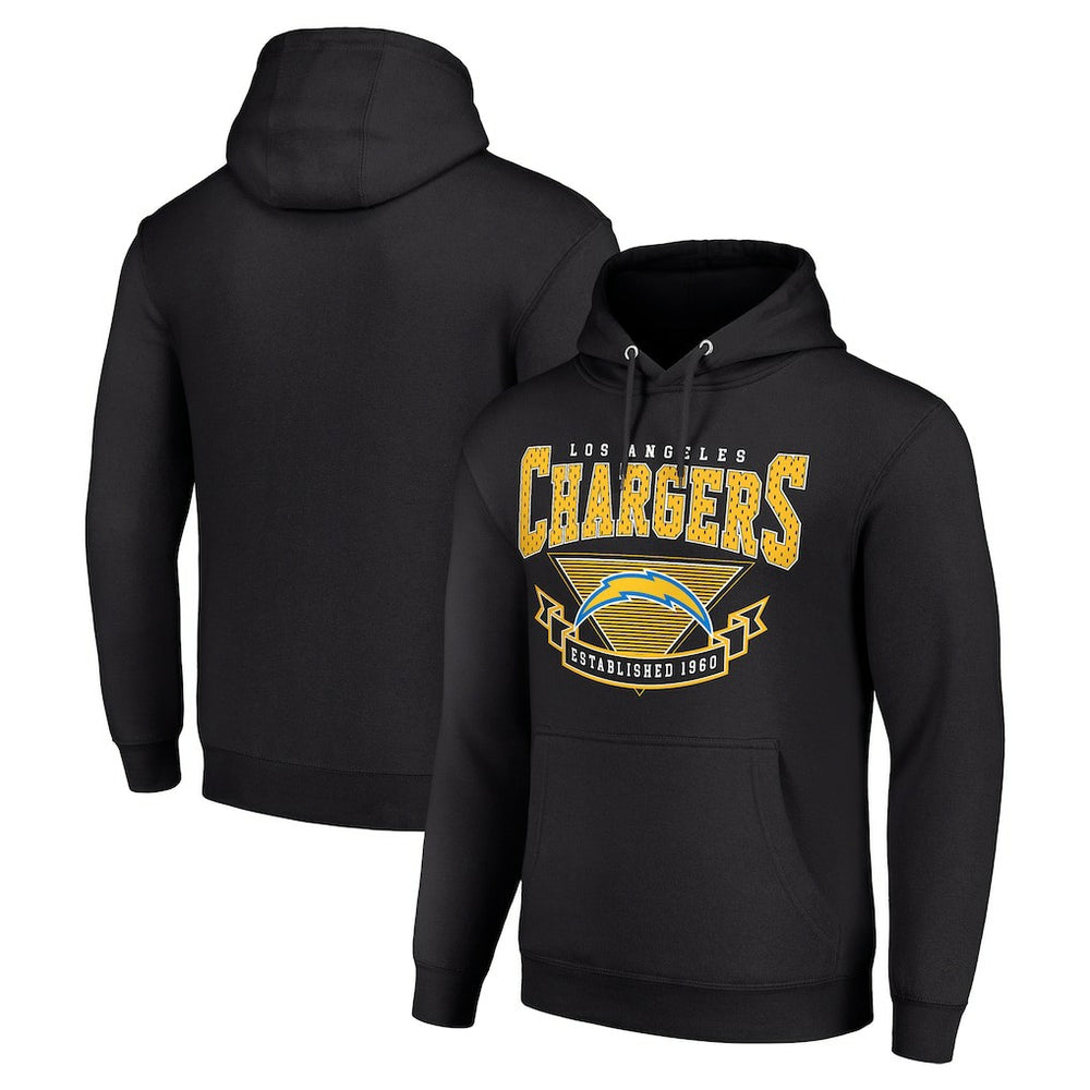 Los Angeles Chargers Starter ‘80s Inspired Pullover Hoodie - Black - NFL
