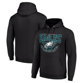 Philadelphia Eagles Starter ‘80s Inspired Pullover Hoodie - Black - NFL