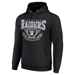 Las Vegas Raiders Starter ‘80s Inspired Pullover Hoodie - Black - NFL