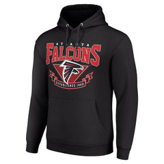 Atlanta Falcons Starter ‘80s Inspired Pullover Hoodie - Black - NFL