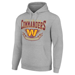 Washington Commanders Starter ‘80s Inspired Pullover Hoodie - Heather Gray - NFL
