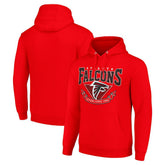 Atlanta Falcons Starter ‘80s Inspired Pullover Hoodie - Red - NFL
