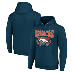 Denver Broncos Starter ‘80s Inspired Pullover Hoodie - Navy - NFL