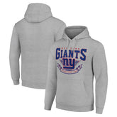 New York Giants Starter ‘80s Inspired Pullover Hoodie - Heather Gray - NFL