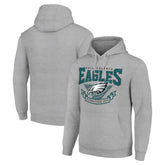 Philadelphia Eagles Starter ‘80s Inspired Pullover Hoodie - Heather Gray - NFL