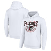 Atlanta Falcons Starter ‘80s Inspired Pullover Hoodie - White - NFL