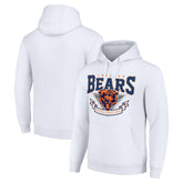 Chicago Bears Starter ‘80s Inspired Pullover Hoodie - White - NFL