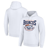 Denver Broncos Starter ‘80s Inspired Pullover Hoodie - White - NFL