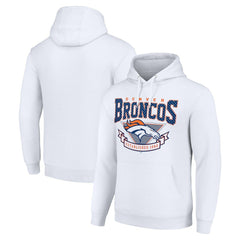 Denver Broncos Starter ‘80s Inspired Pullover Hoodie - White - NFL