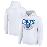 Indianapolis Colts Starter ‘80s Inspired Pullover Hoodie - White - NFL