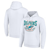 Miami Dolphins Starter ‘80s Inspired Pullover Hoodie - White - NFL