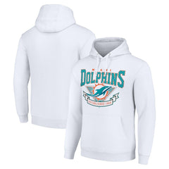 Miami Dolphins Starter ‘80s Inspired Pullover Hoodie - White - NFL