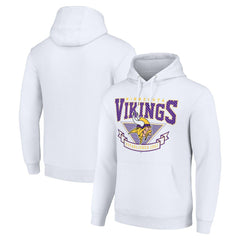 Minnesota Vikings Starter ‘80s Inspired Pullover Hoodie - White - NFL