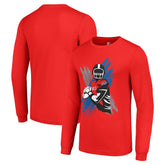 Buffalo Bills Starter Player X Logo Graphic Long Sleeve T-Shirt - Red - NFL