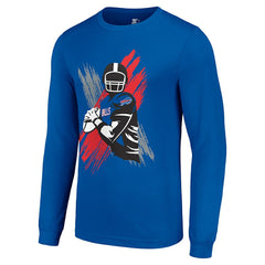 Buffalo Bills Starter Player X Logo Graphic Long Sleeve T-Shirt - Royal - NFL