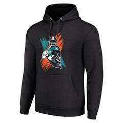 Miami Dolphins Starter Player X Fleece Pullover Hoodie - Black - NFL