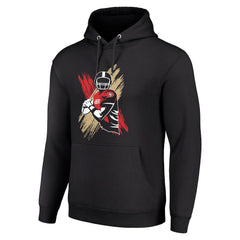 San Francisco 49ers Starter Player X Fleece Pullover Hoodie - Black - NFL