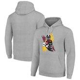 Washington Commanders Starter Player X Fleece Pullover Hoodie - Heather Gray - NFL